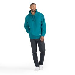 Alternative view of RTIC Insulated Water-Repellent Pullover Hoodie - Relaxed Fit - Deep Harbor