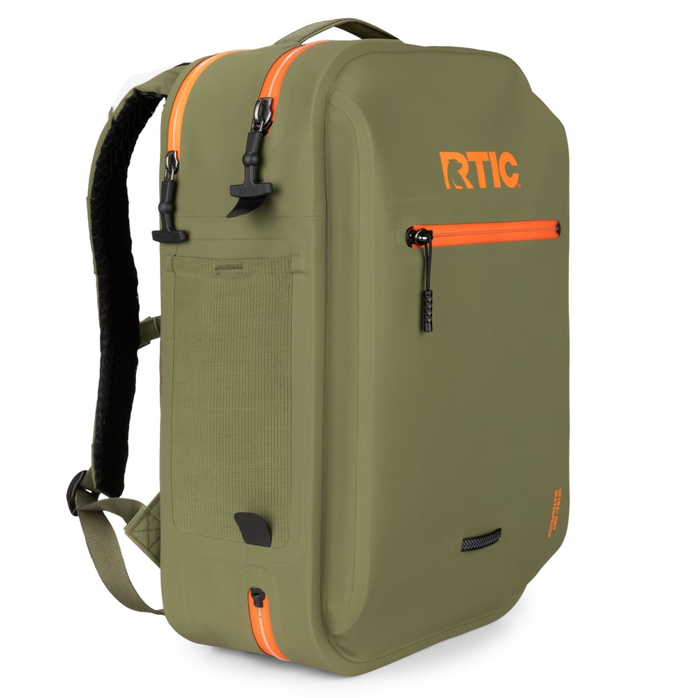 RTIC For Outdoor RAIN OR SHINE-Olive & Orange - Image 6