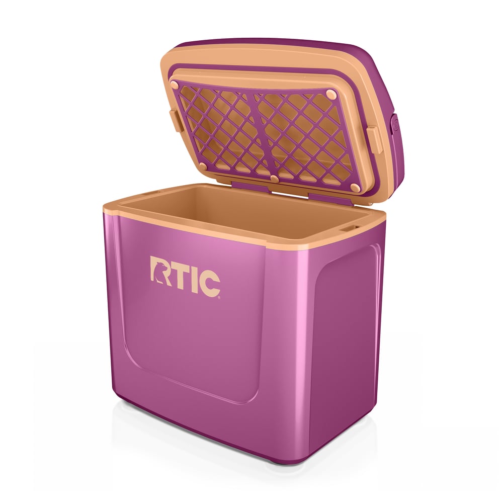 RTIC For Outdoor 8 QT Road Trip Personal Cooler - Orchid/Peach Tea - Image 6
