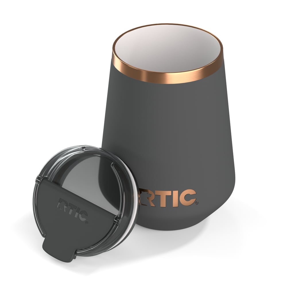 RTIC For Outdoor 12oz Happy Hour Wine Tumbler - Light Black - Image 10