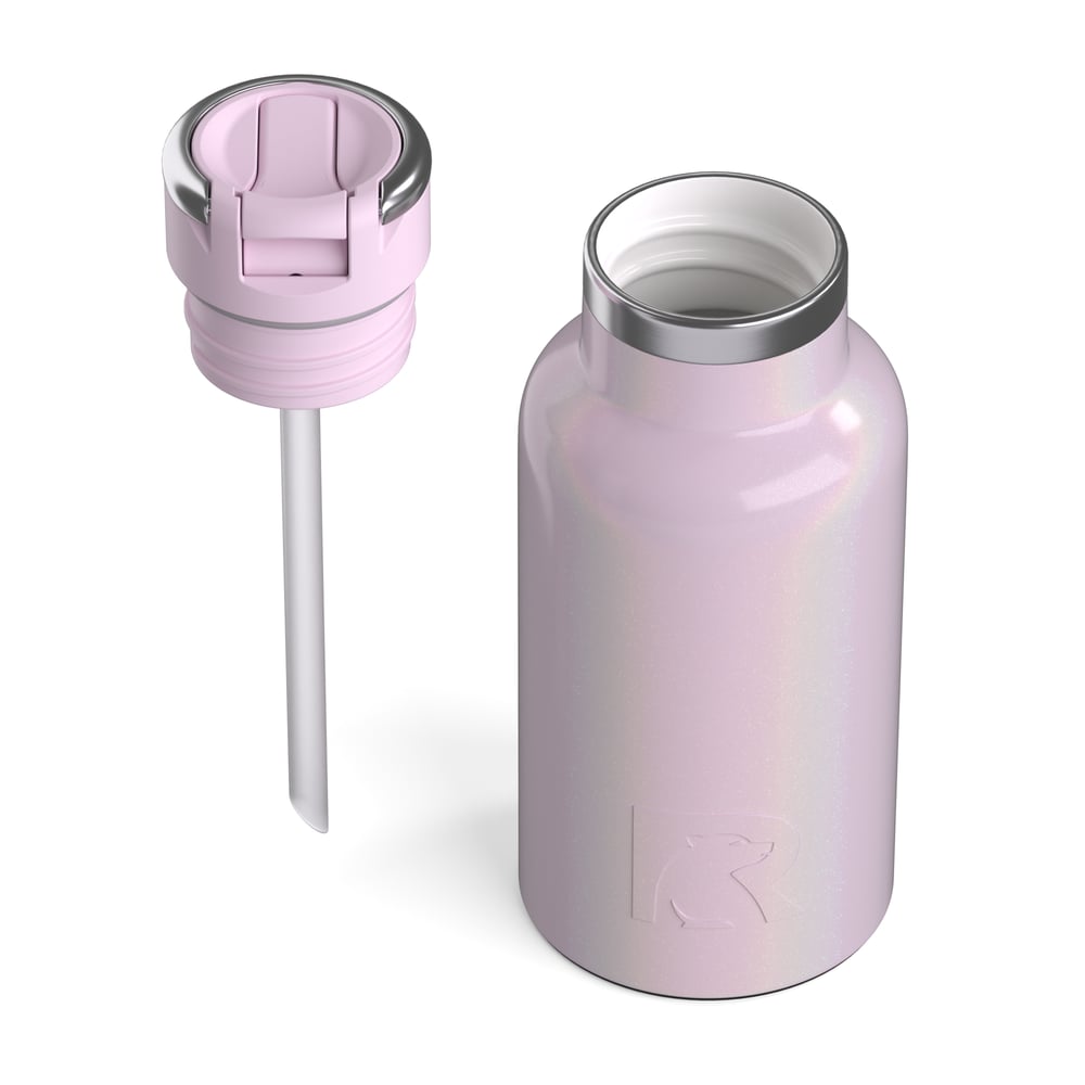 RTIC For Outdoor 12oz Little Journey Bottle - Pale Pink Glitter - Image 6
