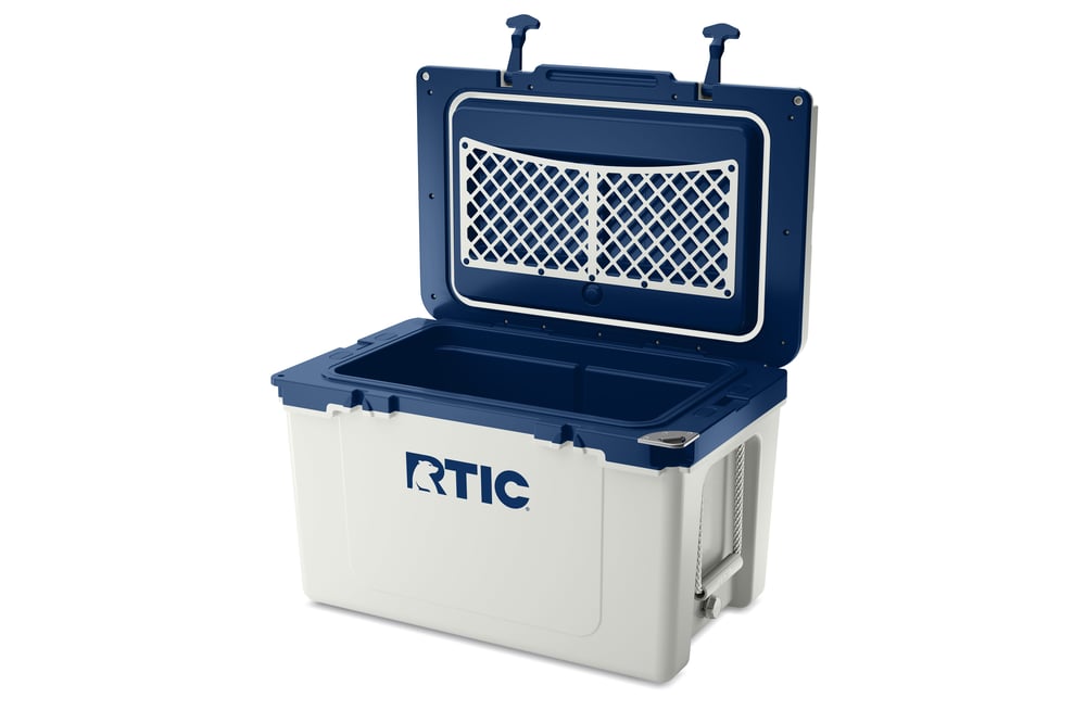RTIC For Outdoor 52 QT Ultra-Light Cooler - Cool Grey & Navy - Image 3