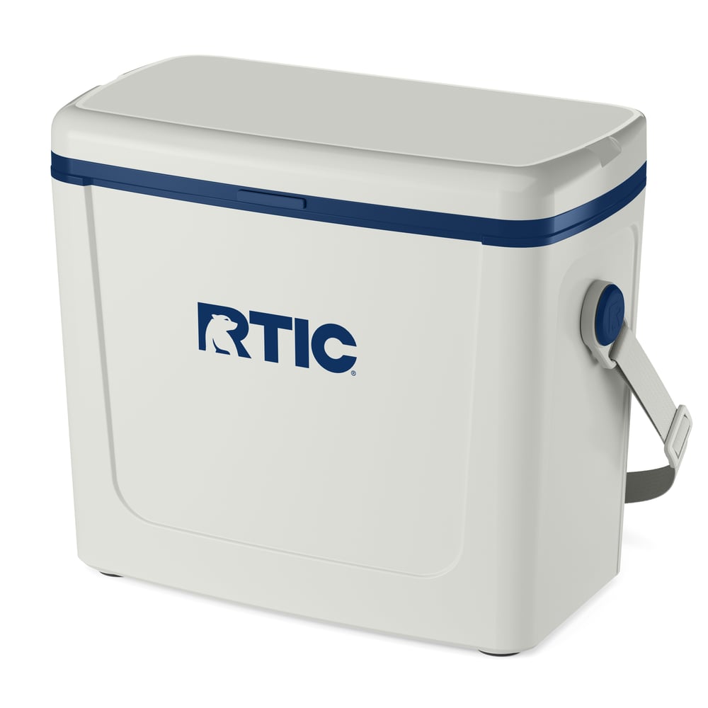RTIC For Outdoor 16 QT Road Trip Cooler - Cool Grey & Navy