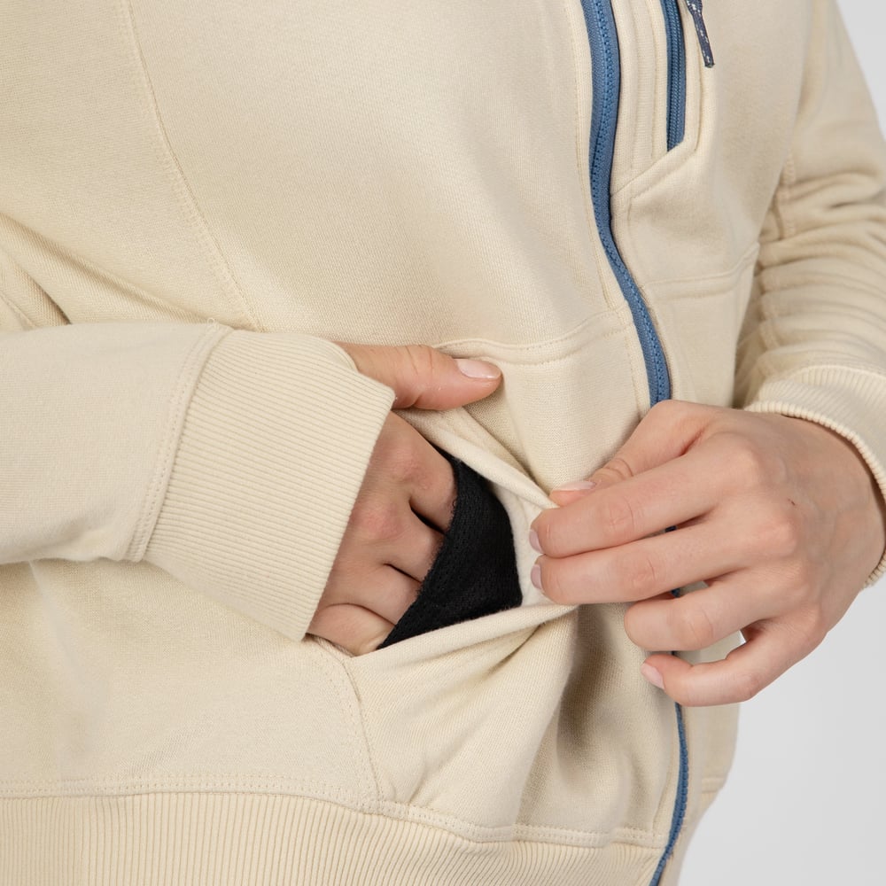 RTIC For Outdoor Women's Water-Repellent Full-Zip Hoodie-Bone - Image 8