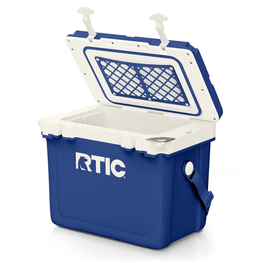 RTIC For Outdoor 22 QT Ultra-Light Cooler - Cobalt & White - Image 3