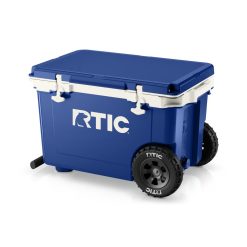 RTIC Insulated 52 QT Ultra-Light Wheeled Cooler - Cobalt & White