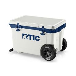 RTIC Insulated 52 QT Ultra-Light Wheeled Cooler - Cool Grey & Navy