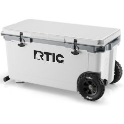 RTIC For Outdoor 72 QT Ultra-Light Wheeled Cooler - White & Grey