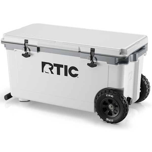 RTIC For Outdoor 72 QT Ultra-Light Wheeled Cooler - White & Grey