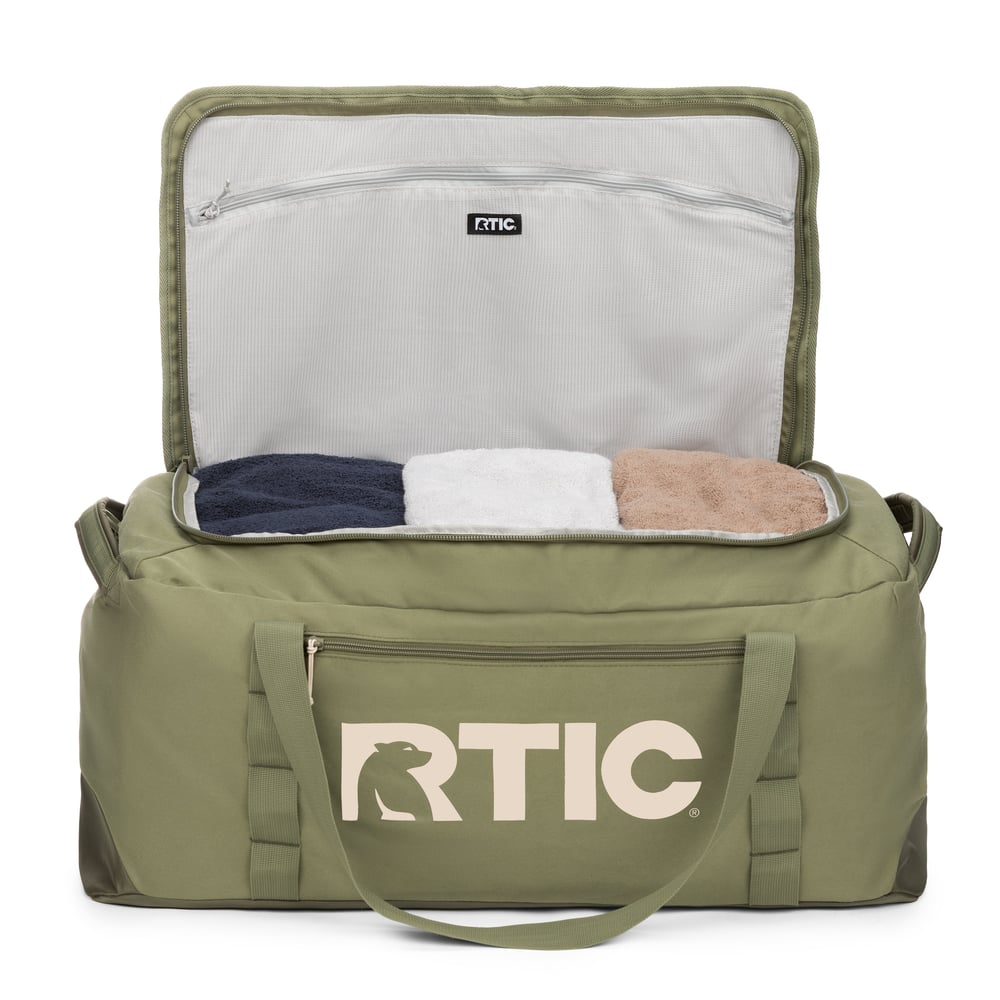 RTIC For Outdoor Road Trip Duffle Bag-Olive & Beach - Image 4