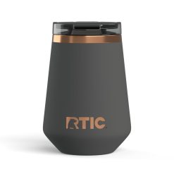 RTIC For Outdoor 12oz Happy Hour Wine Tumbler - Light Black