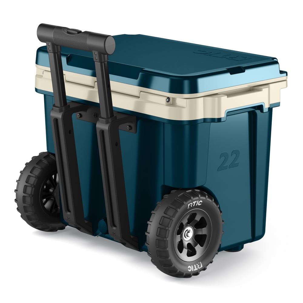 RTIC For Outdoor 22 QT Ultra-Light Wheeled Cooler - Marine/Canvas - Image 8