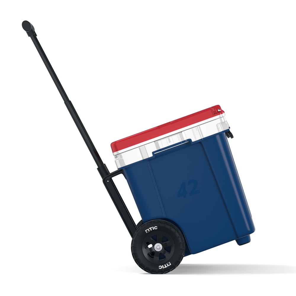 RTIC For Outdoor 42 QT Ultra-Light Wheeled Cooler - Patriot - Image 4