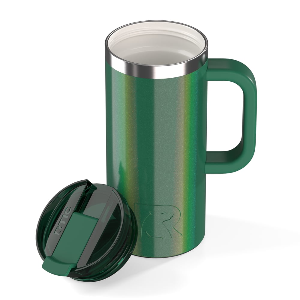 RTIC For Outdoor Road Trip Travel Mug - Pine Tree Glitter - Image 5
