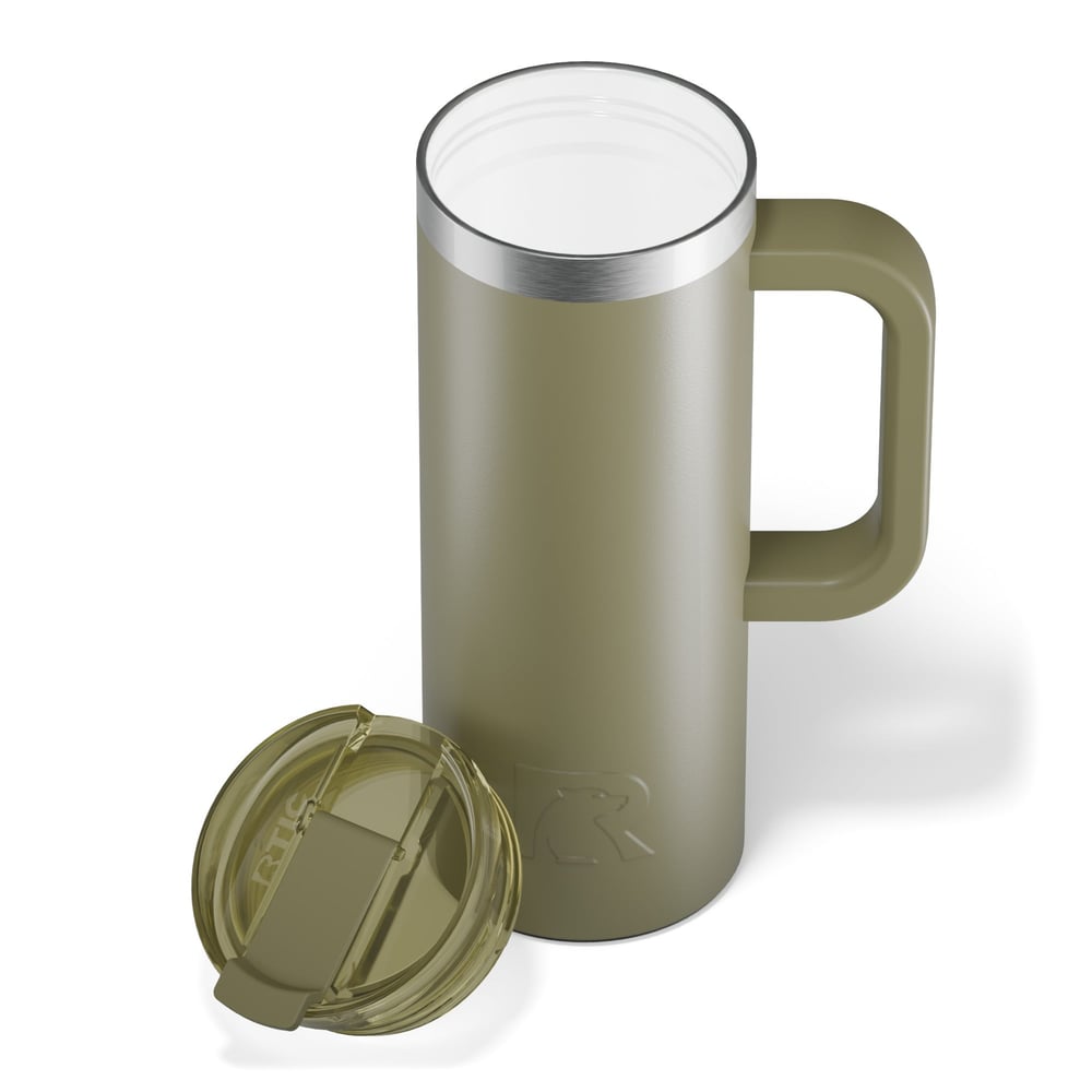 RTIC For Outdoor Road Trip Travel Mug - Olive - Image 4