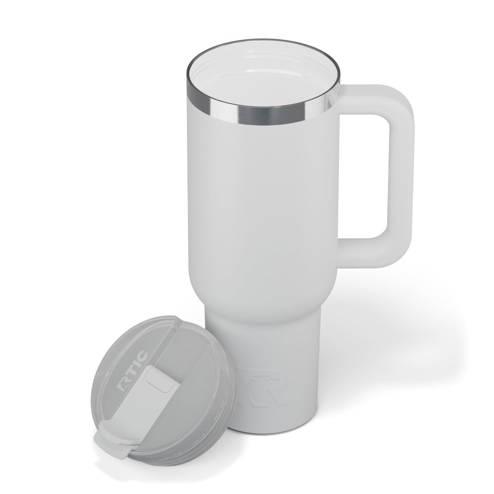 RTIC For Outdoor Road Trip Tumbler - White - Image 3