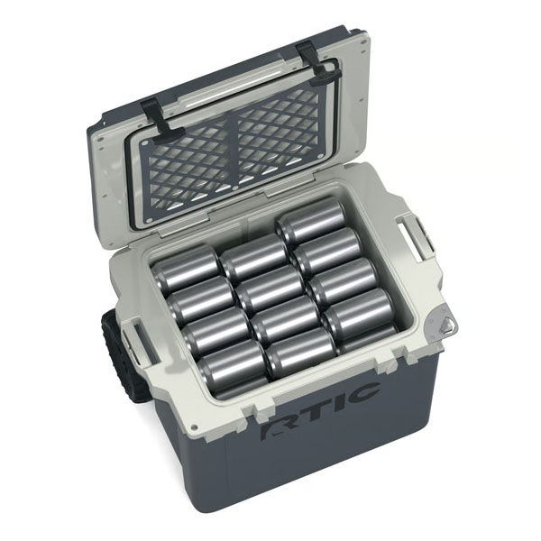 RTIC Insulated 42 QT Ultra-Light Wheeled Cooler - Dark Grey & Cool Grey - Image 10