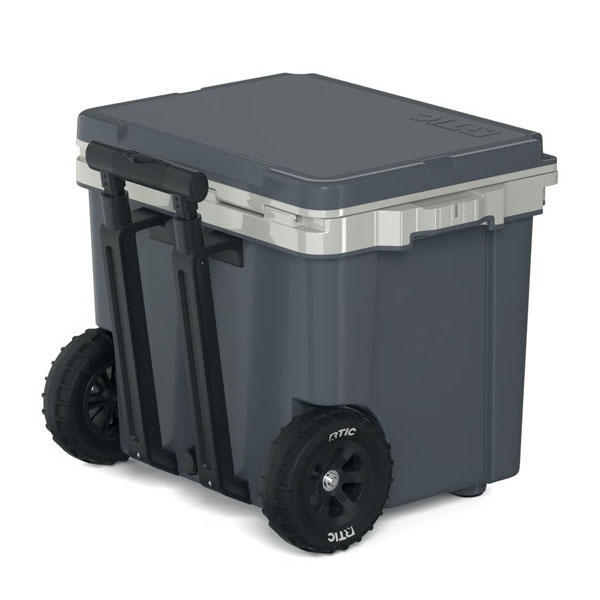 RTIC Insulated 42 QT Ultra-Light Wheeled Cooler - Dark Grey & Cool Grey - Image 5