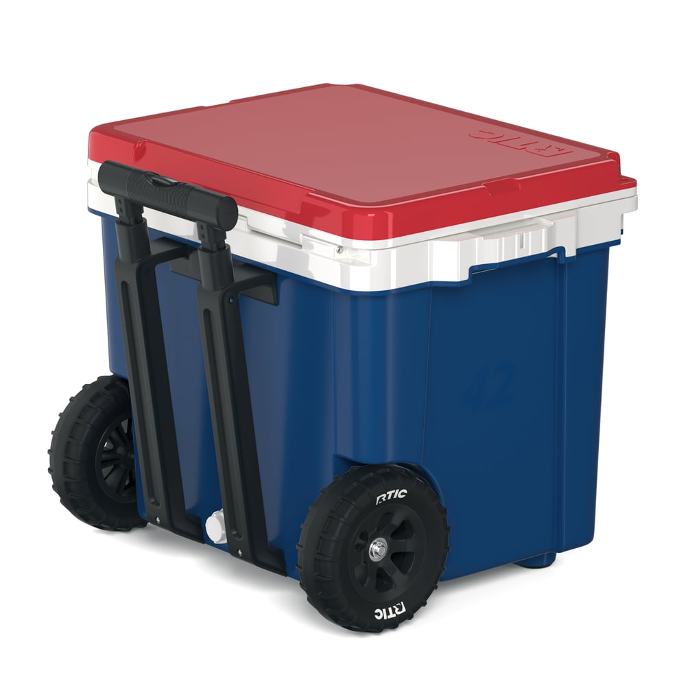 RTIC For Outdoor 42 QT Ultra-Light Wheeled Cooler - Patriot - Image 8