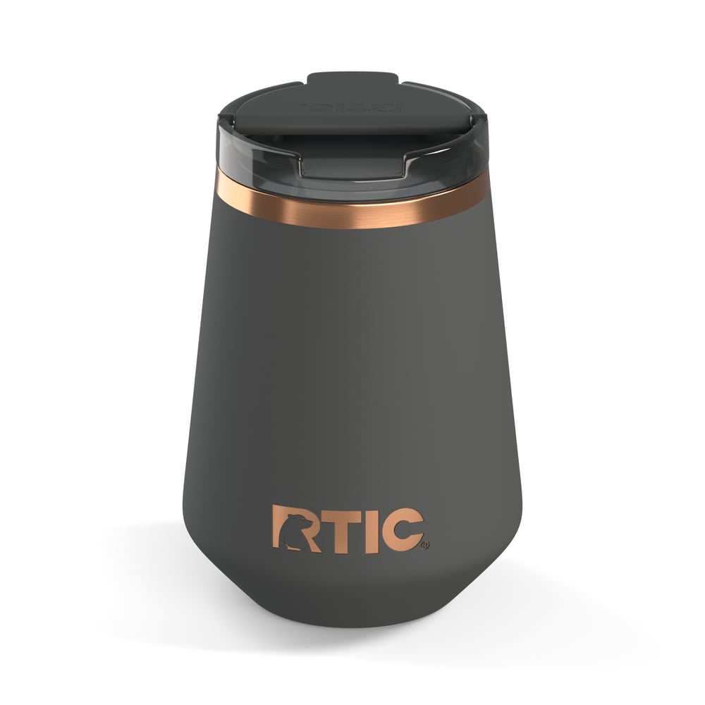 RTIC For Outdoor 12oz Happy Hour Wine Tumbler - Light Black - Image 2