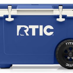 Alternative view of RTIC Insulated 52 QT Ultra-Light Wheeled Cooler - Cobalt & White