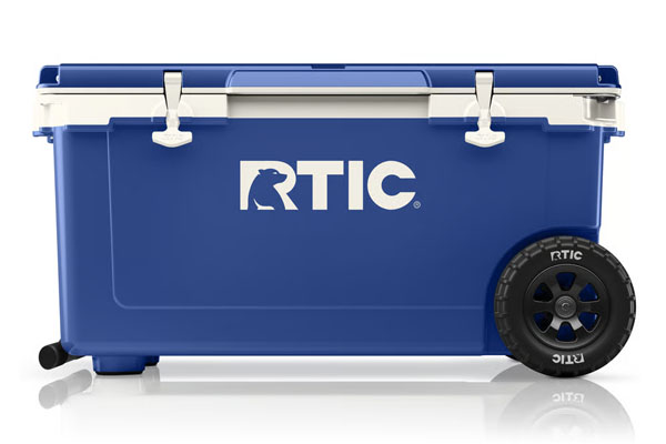 RTIC For Outdoor 72 QT Ultra-Light Wheeled Cooler - Cobalt & White - Image 2