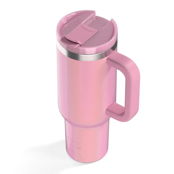 RTIC For Outdoor Road Trip Tumbler - Dusty Rose Glitter - Image 2
