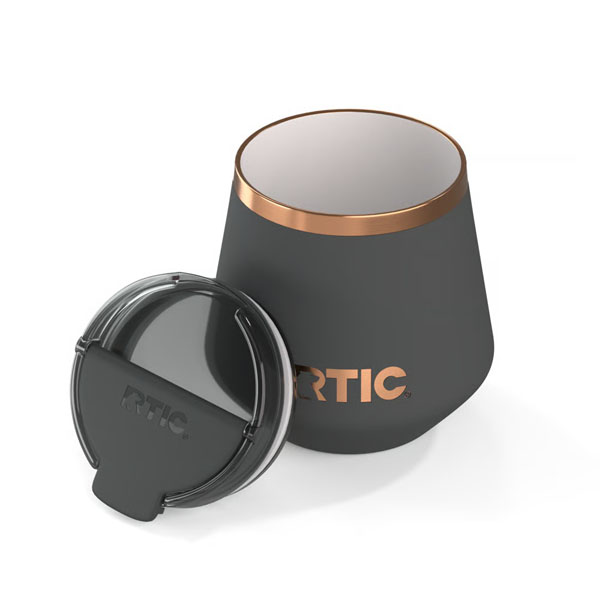 RTIC For Outdoor 8oz Happy Hour Lowball Tumbler - Light Black - Image 3