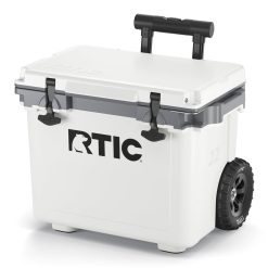 RTIC For Outdoor 22 QT Ultra-Light Wheeled Cooler - White & Grey