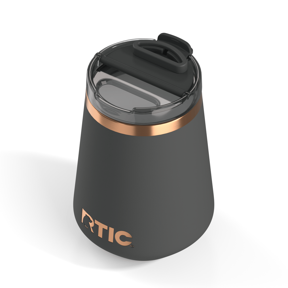 RTIC For Outdoor 12oz Happy Hour Wine Tumbler - Light Black - Image 9