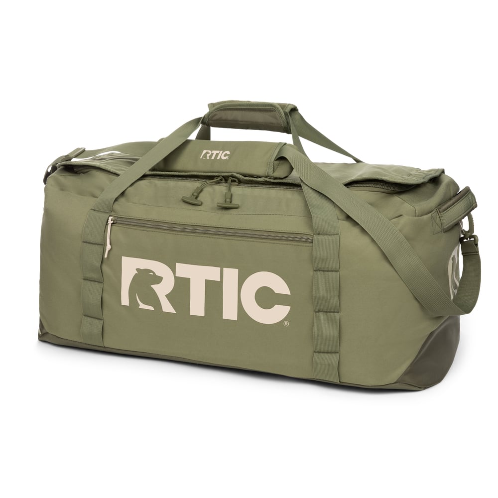 RTIC For Outdoor Road Trip Duffle Bag-Olive & Beach - Image 3