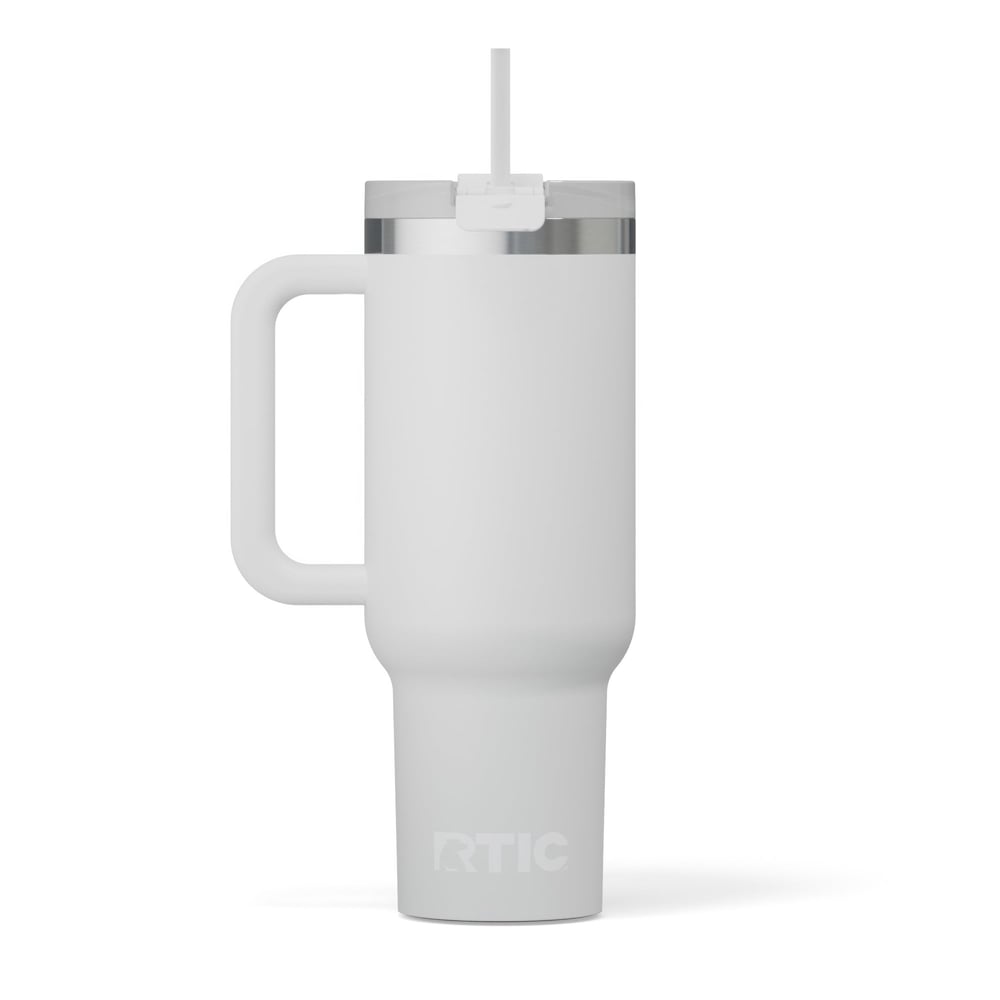 RTIC For Outdoor Road Trip Tumbler - White