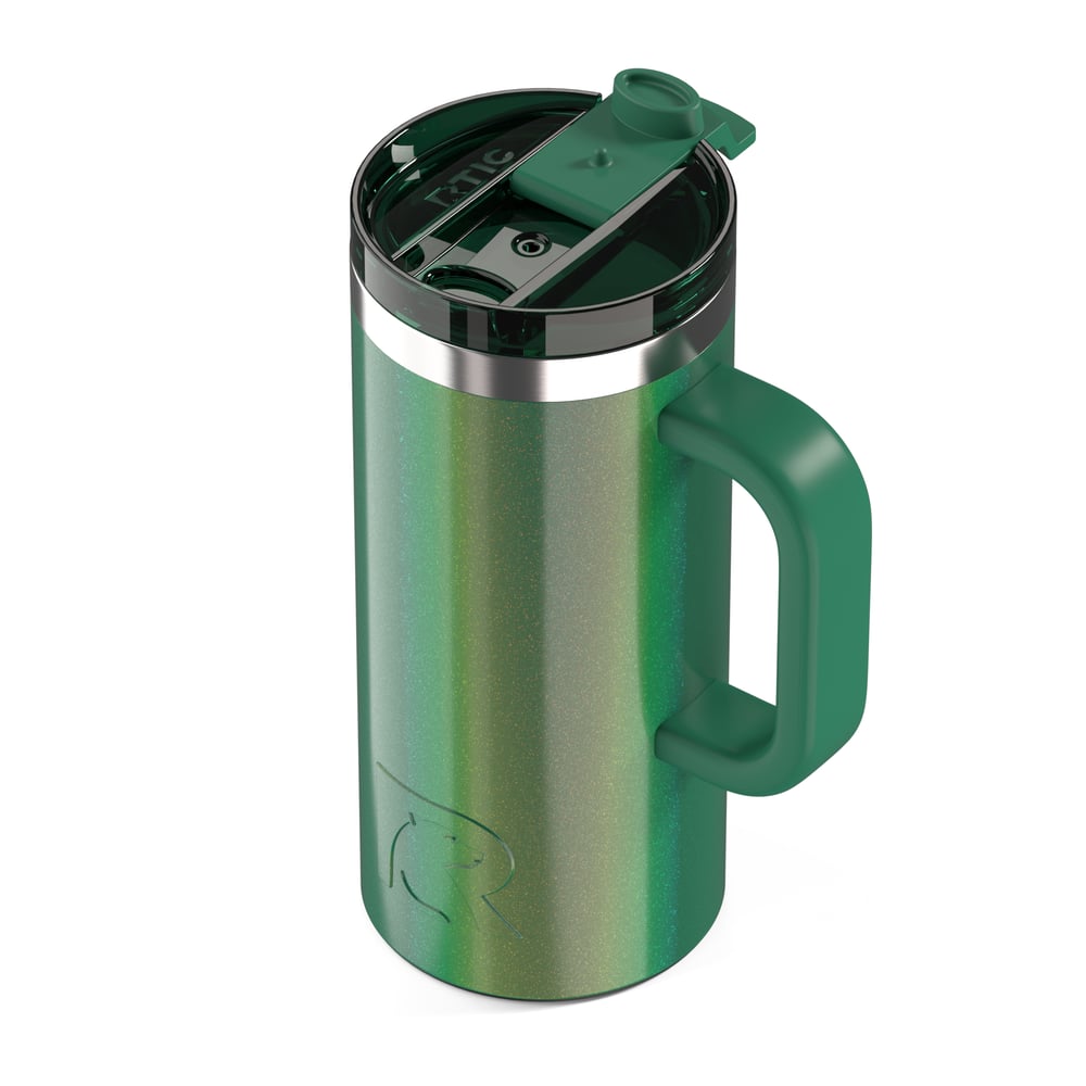 RTIC For Outdoor Road Trip Travel Mug - Pine Tree Glitter - Image 8