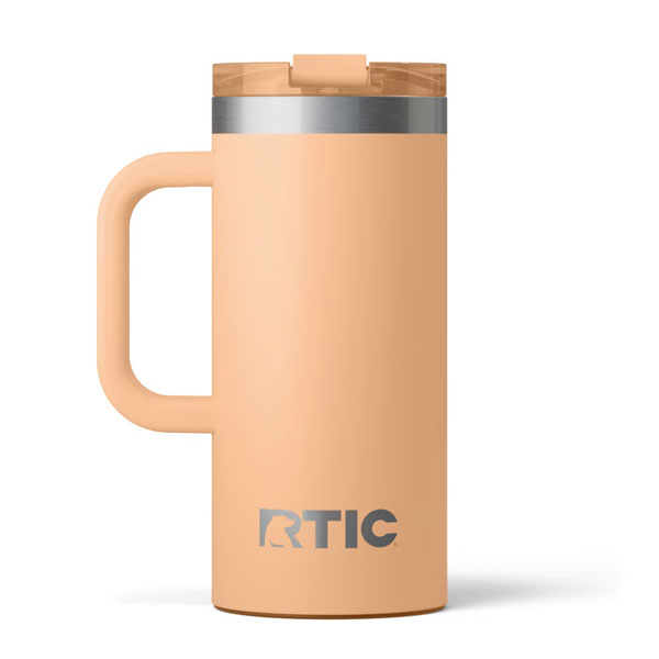 RTIC For Outdoor Road Trip Travel Mug - Peach Tea
