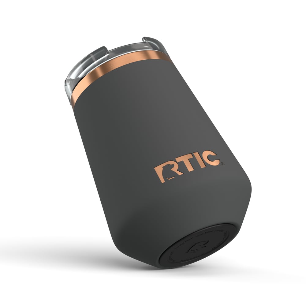 RTIC For Outdoor 12oz Happy Hour Wine Tumbler - Light Black - Image 3