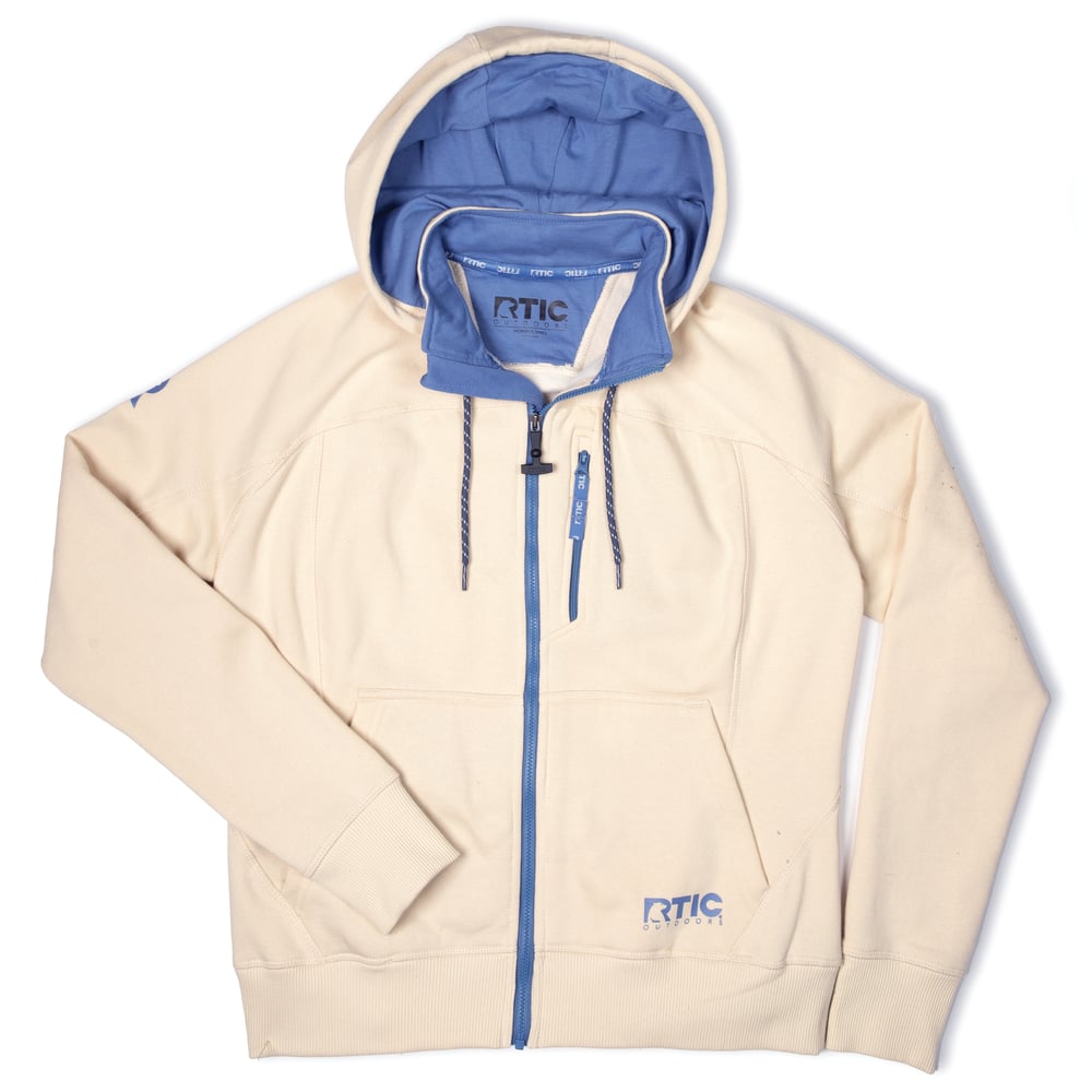 RTIC For Outdoor Women's Water-Repellent Full-Zip Hoodie-Bone - Image 2