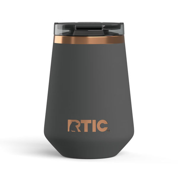 RTIC For Outdoor 12oz Happy Hour Wine Tumbler - Light Black