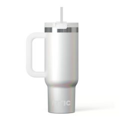 RTIC For Outdoor Road Trip Tumbler - White Glitter