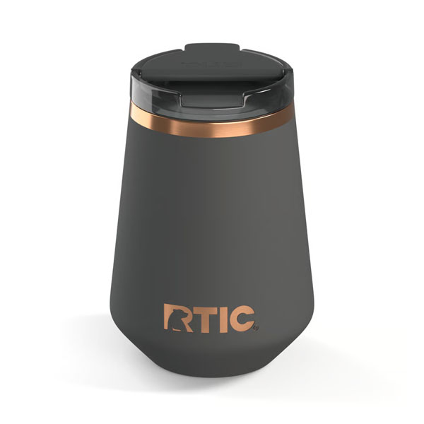 RTIC For Outdoor 12oz Happy Hour Wine Tumbler - Light Black - Image 3