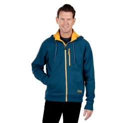 RTIC For Outdoor Men's Water-Repellent Full-Zip Hoodie-Navy