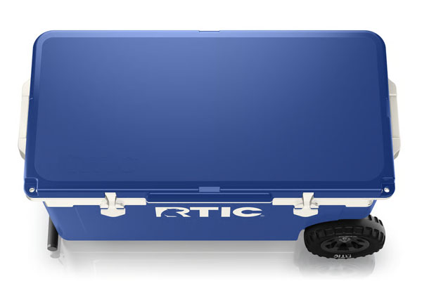 RTIC For Outdoor 72 QT Ultra-Light Wheeled Cooler - Cobalt & White - Image 7