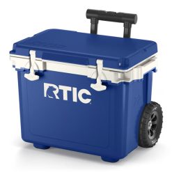 RTIC Insulated 22 QT Ultra-Light Wheeled Cooler - Cobalt & White