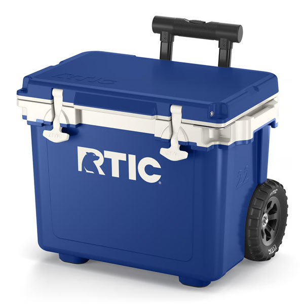 RTIC For Outdoor 22 QT Ultra-Light Wheeled Cooler - Cobalt & White
