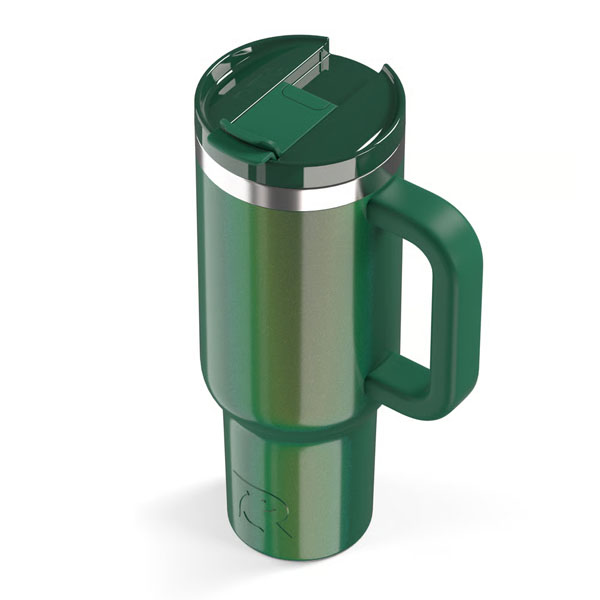 RTIC For Outdoor Road Trip Tumbler - Pine Tree Glitter - Image 6