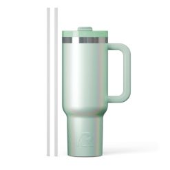 Alternative view of RTIC For Outdoor Road Trip Tumbler - Fresh Mint Glitter