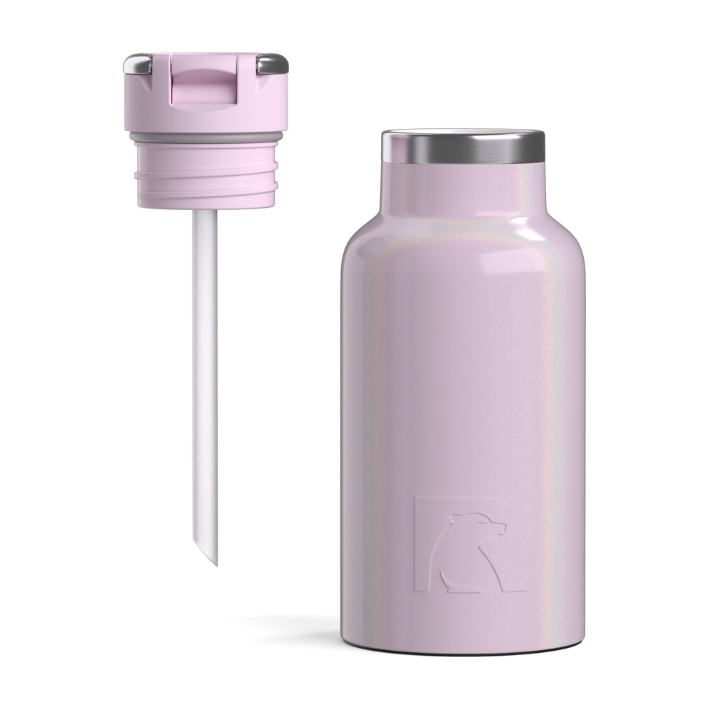 RTIC For Outdoor 12oz Little Journey Bottle - Pale Pink Glitter - Image 5