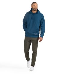Alternative view of RTIC Insulated Water-Repellent Pullover Hoodie - Relaxed Fit - Dark Navy
