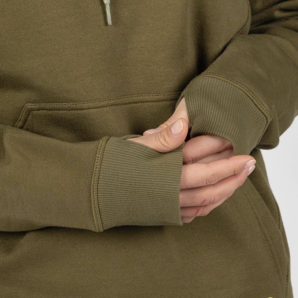 RTIC For Outdoor Water-Repellent Pullover Hoodie - Athletic Fit - Olive - Image 5