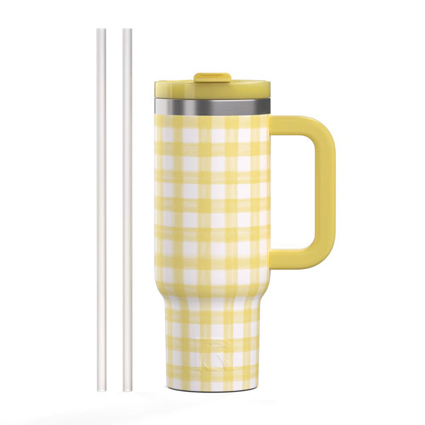 RTIC For Outdoor Road Trip Tumbler - Sunlight Gingham - Image 7