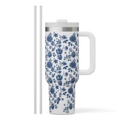 Alternative view of RTIC For Outdoor Road Trip Tumbler - Blue Bouquet